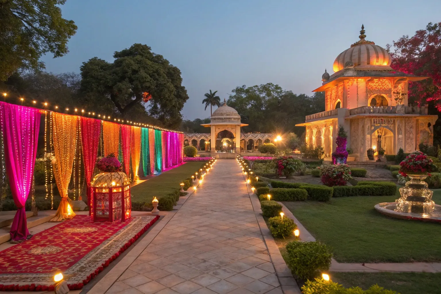 Wedding celebration in Raja Park, Jaipur